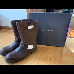 Women’s Brown Synthetic Leather Boots (BRAND NEW)